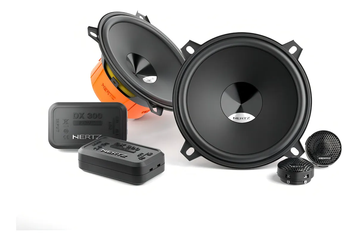 Falante Kit 2 Vias Hertz 5 Polegadas Dsk130 Som Qualidade Cor Preto