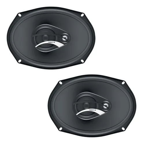 Alto Falantes Hertz Dieci Dcx 710.3 7x10 Polegadas Triaxial 300w Rms Cor Preto