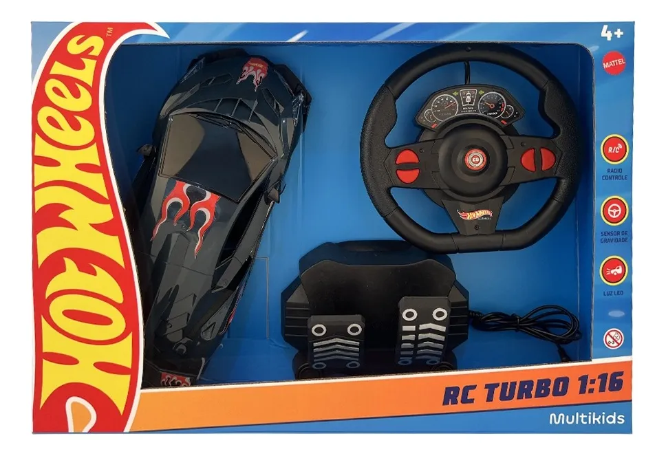 Hot Wheels Rc Turbo - Preto