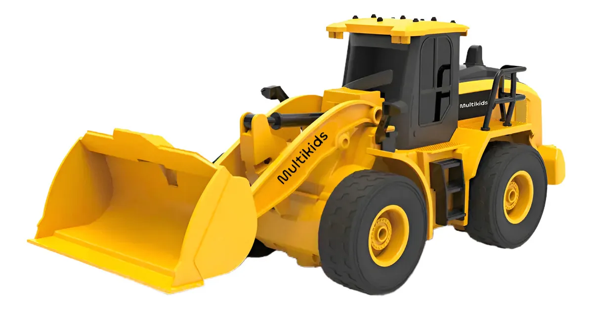 Brinquedo Escavadeira Com Controle Remoto Multikids Br2310 Cor Amarelo