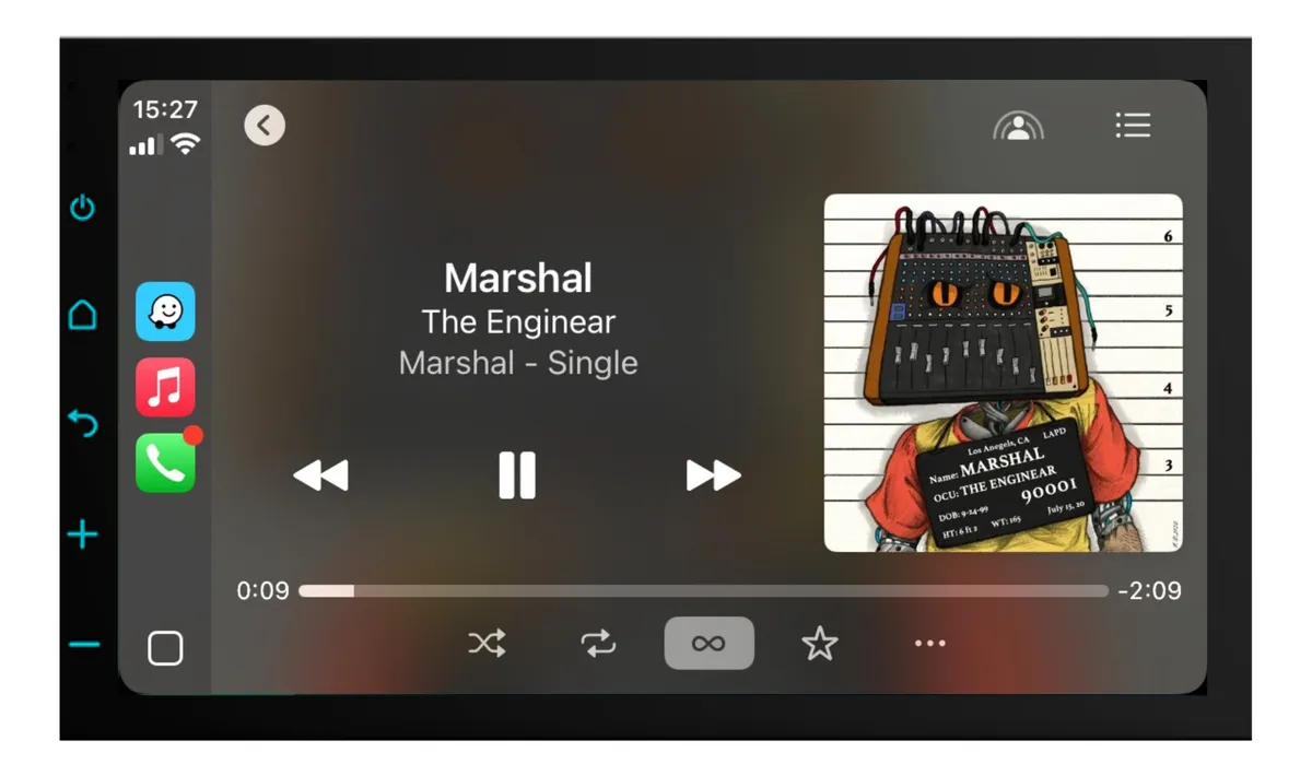 Multimídia Android Navpro 7'' Octacore 3g 32gb C/ Carplay Preto