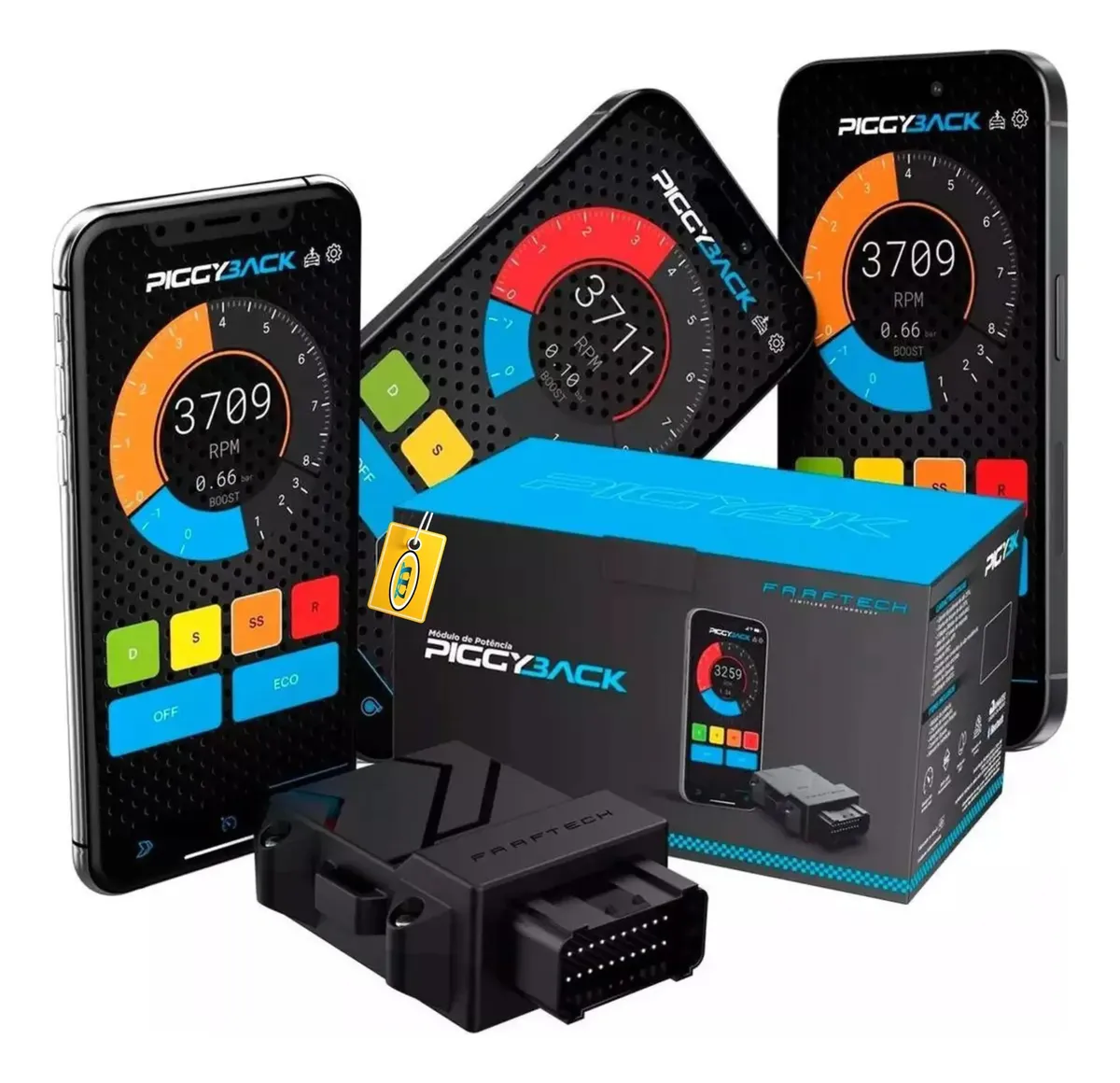 Piggyback Chip De Potência Faaftech Para Todos Os Carros